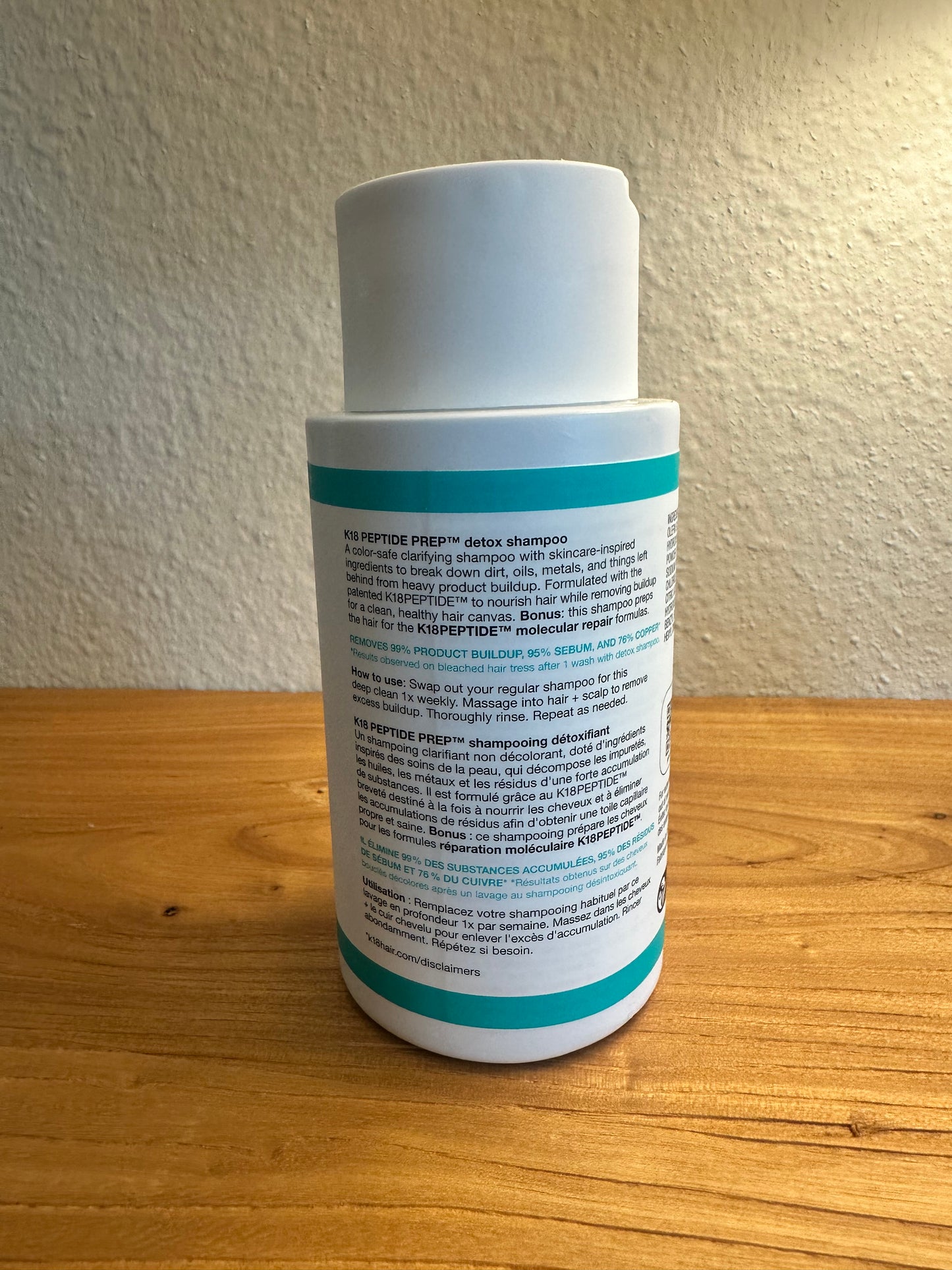 K18 PEPTIDE PREP™ detox shampoo