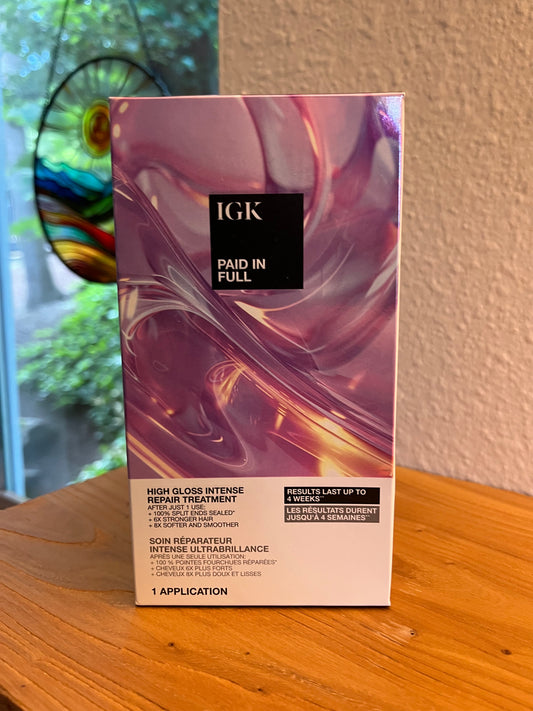 IGK PAID IN FULL HIGH GLOSS INTENSE REPAIR TREATMENT