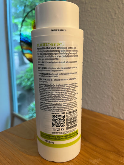 NEW WASH DEEP CLEAN
CLEANSING & CONDITIONING CREAM FOR OILY AND FINE HAIR