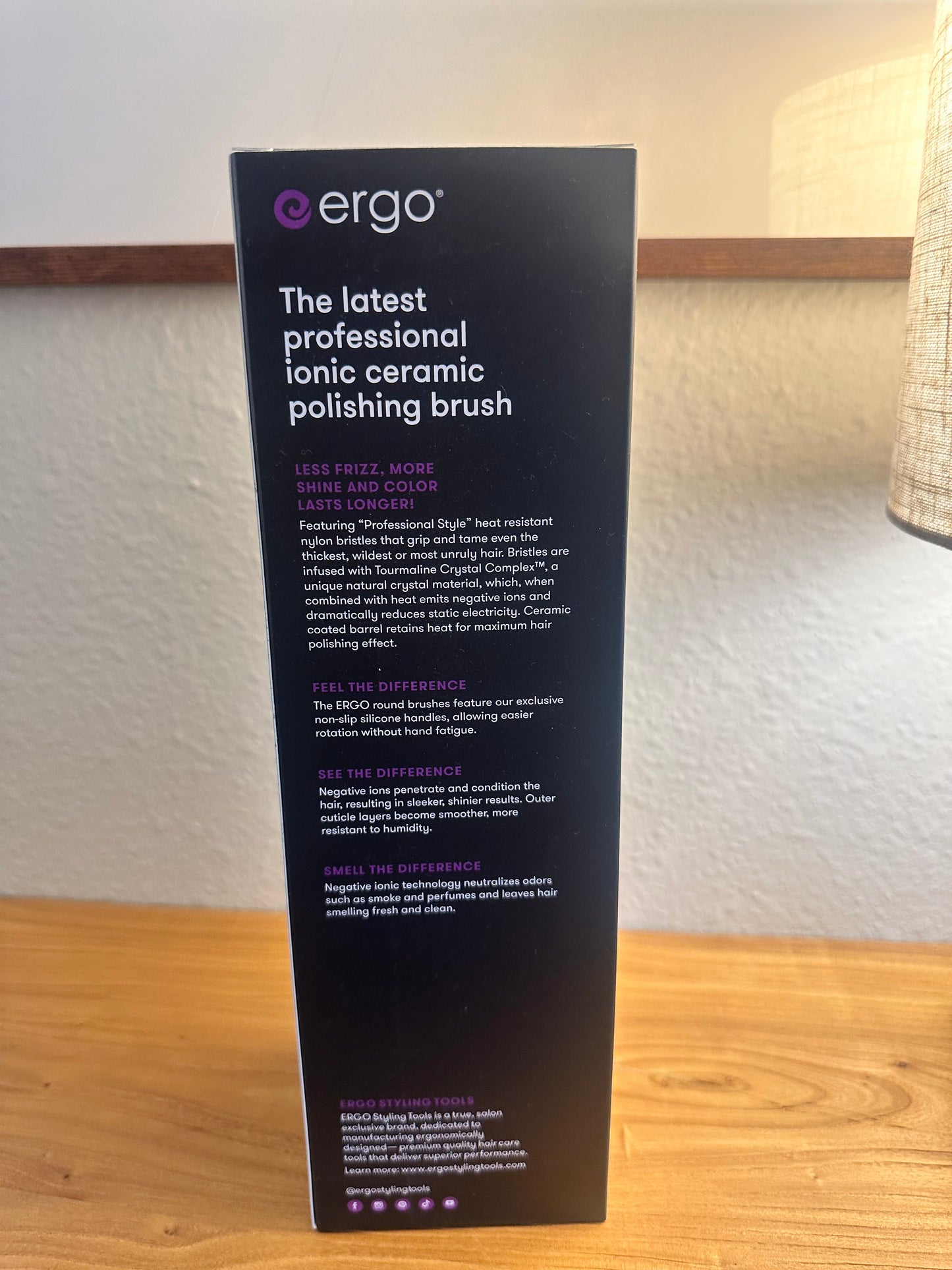 Ergo Ceramic Round Brush 2.5 inch diameter