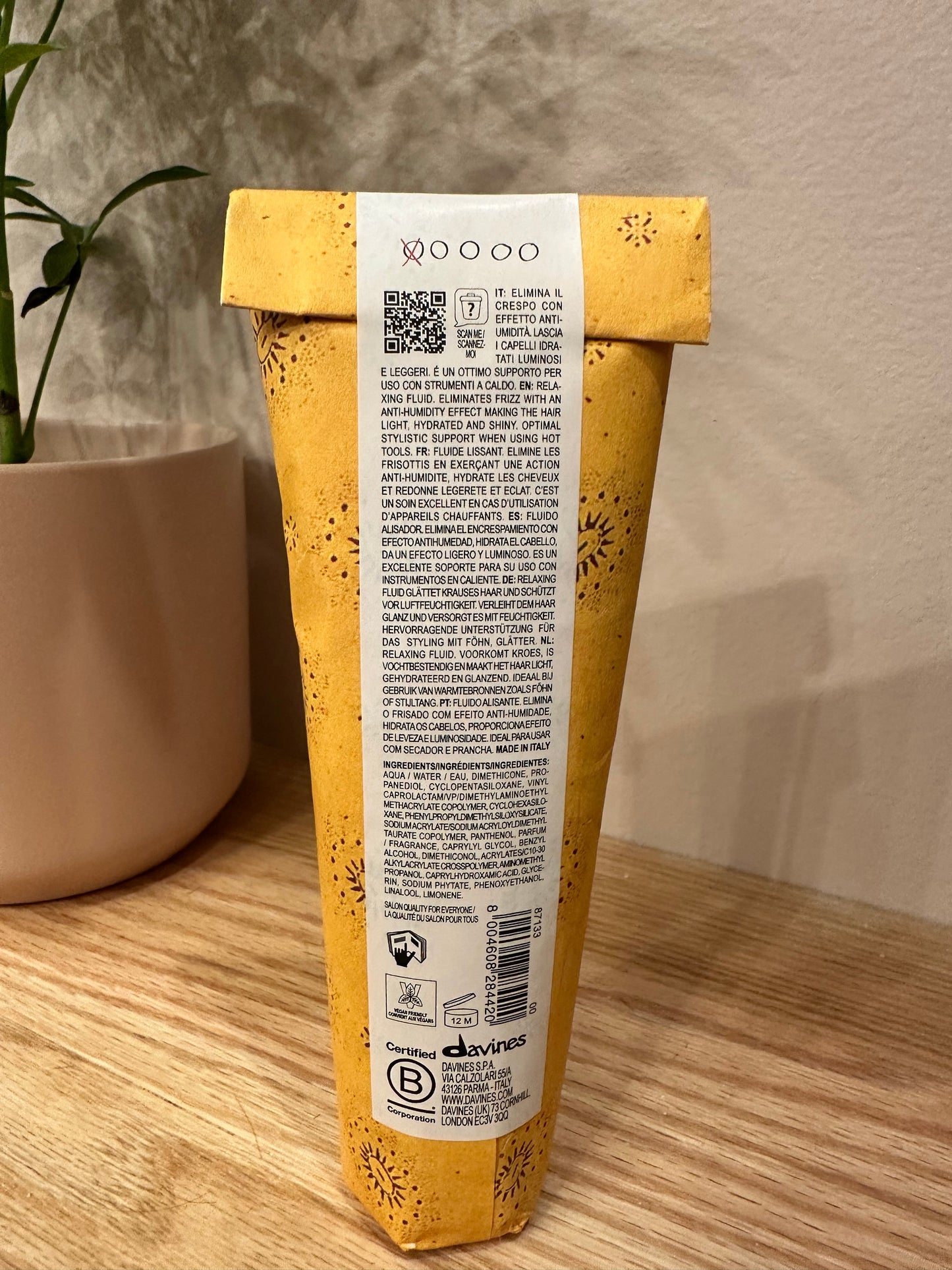 Davines Relaxing Moisturizing Fluid