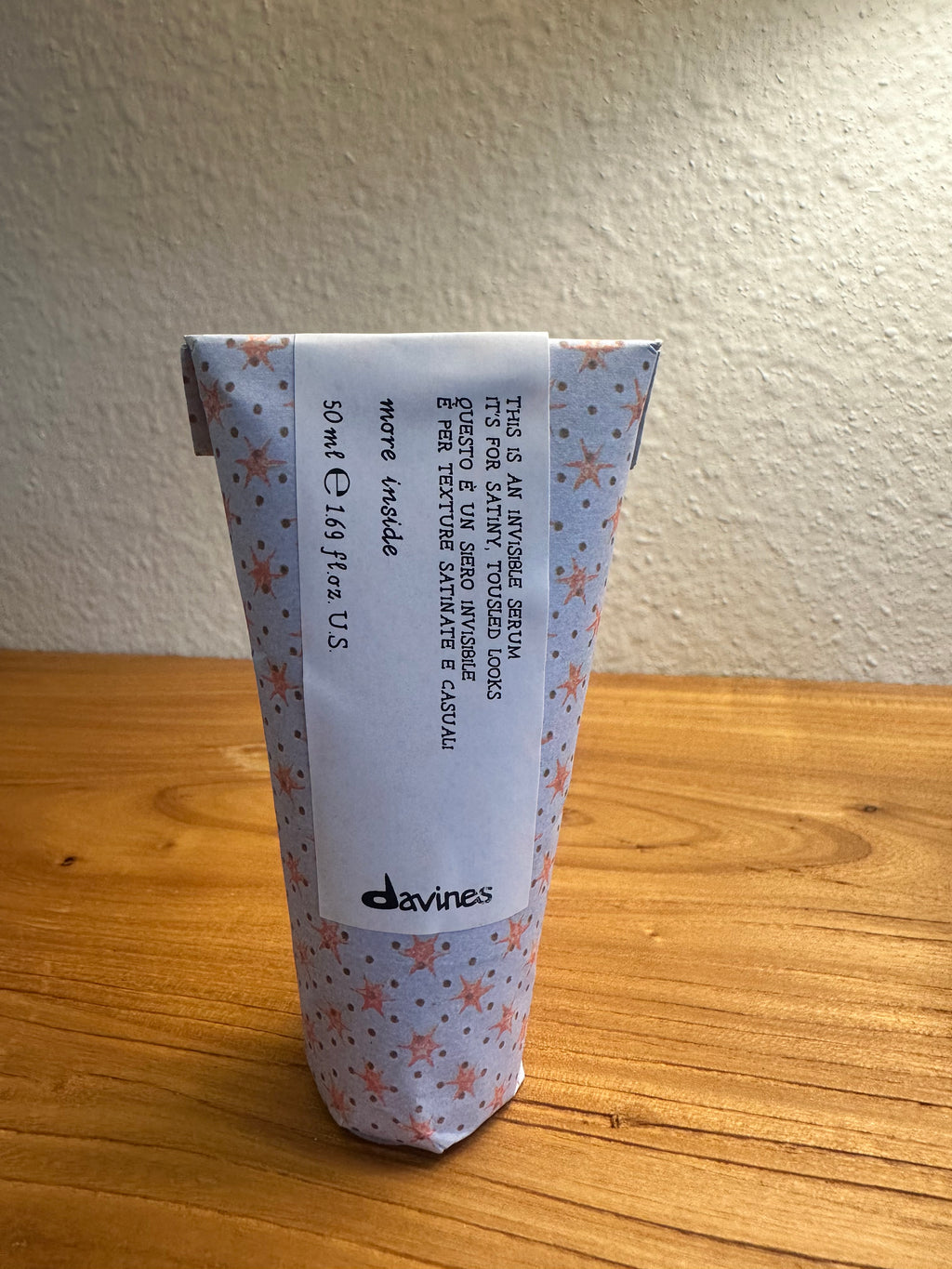Davines MORE INSIDE
This is an Invisible Serum
Anti frizz serum for tamer hair