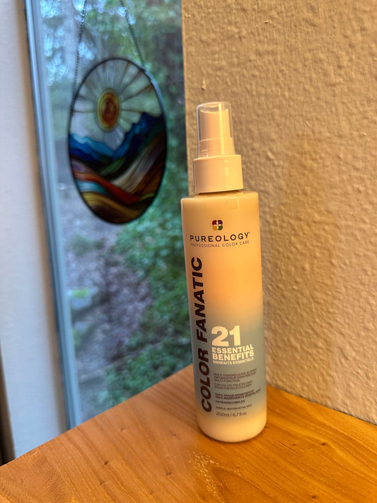 Pureology COLOR FANATIC MULTI-TASKING LEAVE-IN SPRAY: 21-BENEFIT HEAT PROTECTANT AND DETANGLER