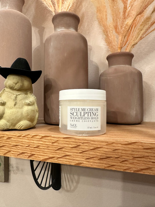 VoCÊ Haircare – Natural Style Me Cream | Anti-Frizz, Weightless Hold, Shine Enhancing, Non-Toxic, Vegan Haircare