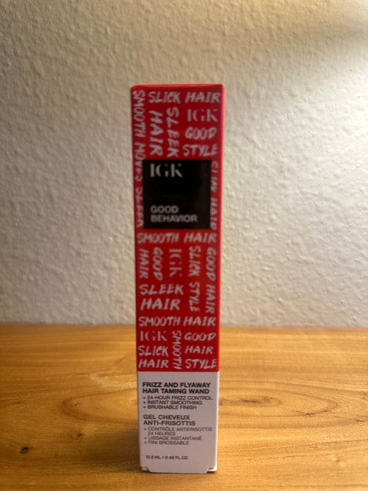IGK GOOD BEHAVIOR FRIZZ AND FLYAWAY LIGHTWEIGHT GEL HAIR TAMING WAND