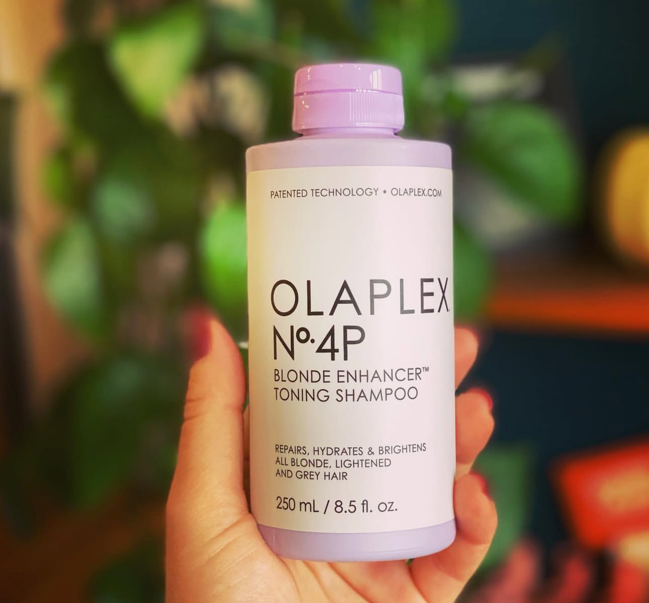 No.4P Blonde Hair Hydrating & Brightening Purple Toning Shampoo 8.5 oz