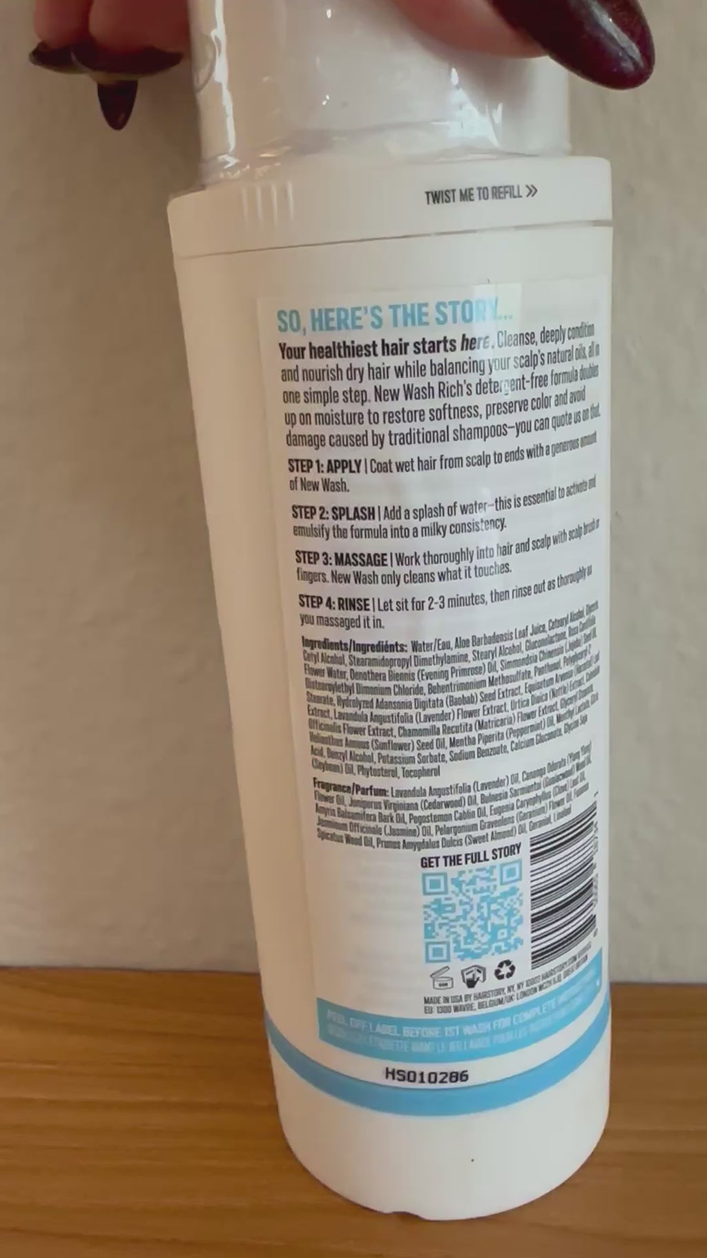 Hairstory New Wash Rich